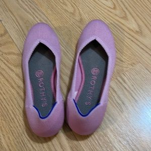 Rothys flats - pink - size 6